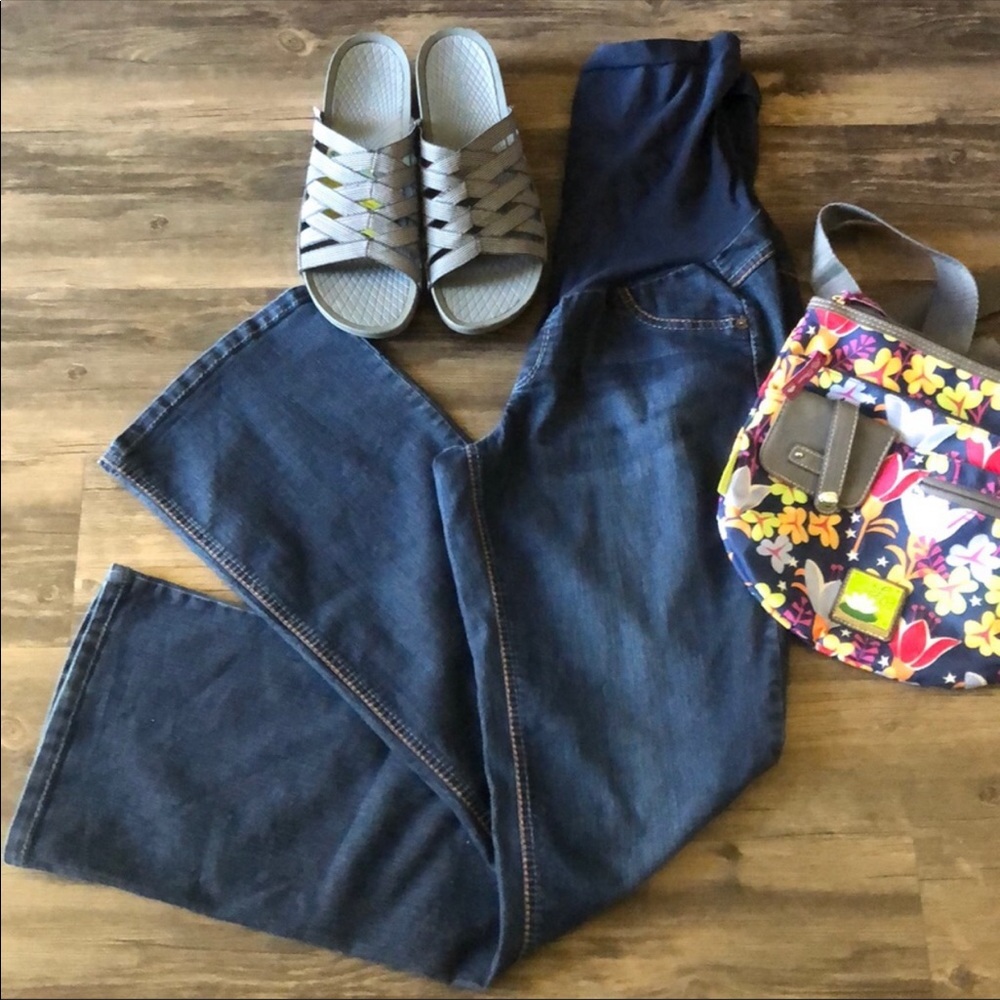 Fade to Blue Denim Maternity Jeans size Medium